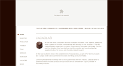 Desktop Screenshot of cacaolab.be