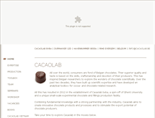 Tablet Screenshot of cacaolab.be